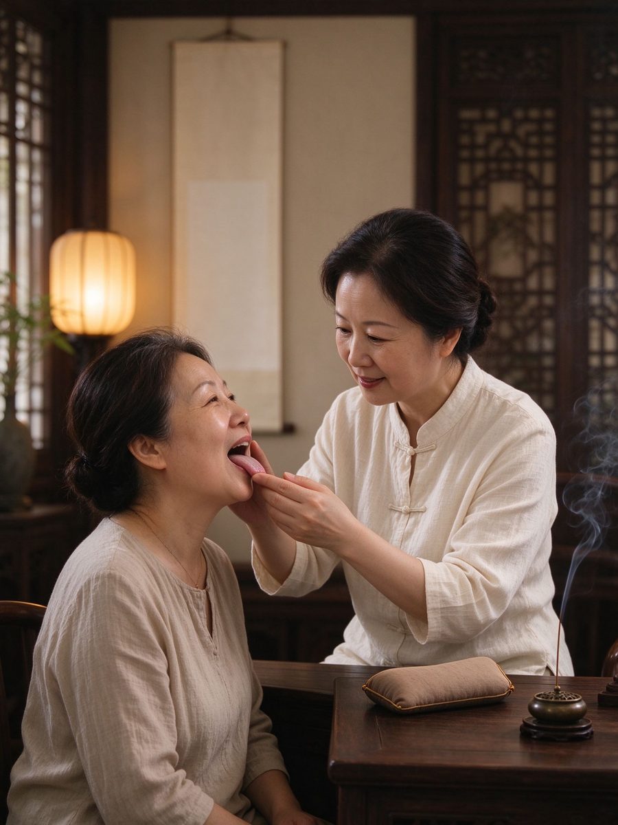 中医师诊舌